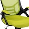 Flash Furniture Office Chair, Mesh, Green HL-0016-1-BK-GN-GG - alternate 6
